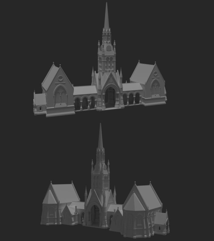 Bridlington Cemetery Chapel 3D model by Hannah Rice