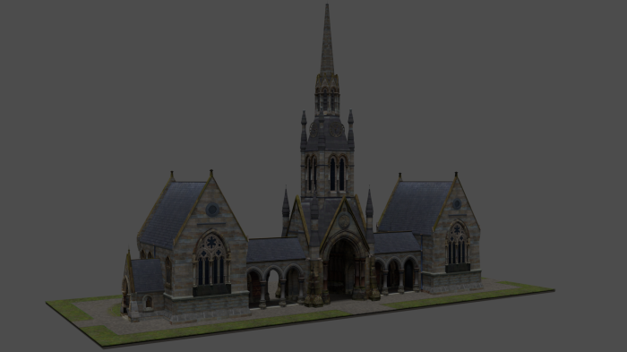 Bridlington Cemetery Chapel 3D model Hannah Rice
